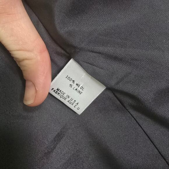 Theory Wool Single Button Gray Blazer Size 4 - Picture 6 of 7